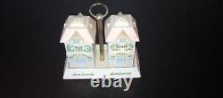 Vintage Lenox Village Salt & Pepper Shakers Set 1991 RARE