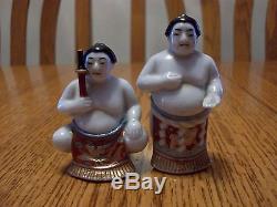 Vintage Lot Japanese Asian Arita Toshikane Porcelain 12 Salt And Pepper Shakers