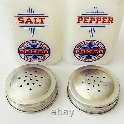 Vintage McKee POMCO Salt and Pepper Shakers in Box Potter McCune Co