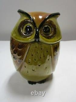 Vintage Metlox Poppytrail Owl Cookie Jar Salt & Pepper Shaker Mid Century Kitsch