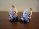 Vintage Miyao Japan Humpty Salt And Pepper Shakers Anthropomorphic Rare MCM