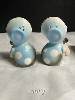 Vintage Northern Imports Japan Anthropomorphic Lady Bugs Salt and Pepper Shakers