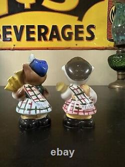 Vintage PY Anthropomorphic Scotty Dog Bag Pipes Salt And pepper Shakers