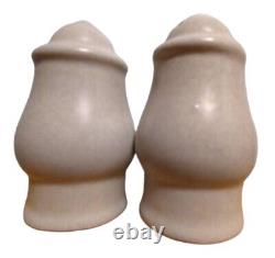 Vintage Pfaltzgraff Yorktowne Salt and Pepper Shaker S&P Set Gray Stoneware