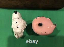 Vintage Rare Holt Howard Puss And Poodle Salt And Pepper Shakers