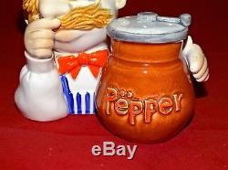 Vintage Rare Muppets Swedish Chef Large Salt & Pepper Shakers 1979 Sigma
