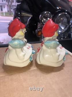 Vintage Regal China Dutch Girl Salt and Pepper Shakers Very Hard to Find