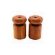 Vintage Richard Nissen Teakwood Mid Century Modern Salt and Pepper Grinders