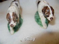 Vintage Rosemeade English Pointer Dogs Salt and Pepper Shakers