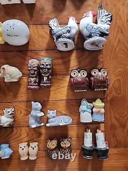 Vintage Salt And Pepper Shakers Lot Of 40 Pairs Novelty