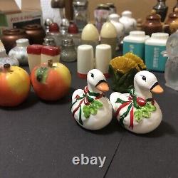 Vintage Salt & Pepper Shakers Lot Of 24 Plus 3 Single Shakes RARE New & Old