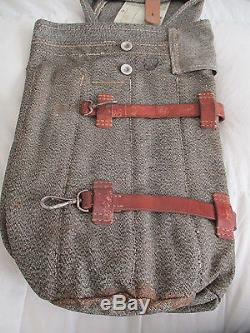 Vintage Salt & Pepper Swiss Army Backpack Acccesory Bag