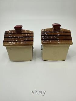 Vintage Shawnee Cottage Salt And Pepper Shakers Excellent Condition