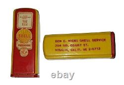 Vintage Shell Gas Station Salt & Pepper Shakers, Ben E Hicks, Visalia California