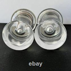 Vintage Steuben Glass Sterling Silver Salt and Pepper Shakers Arthur Douglas