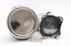 Vintage Tiffany & Co. Crane/Fish Sterling Silver Salt & Pepper Shakers CA. 1880