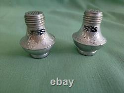 Vintage Wwi Camp Meade Salt And Pepper Shakers