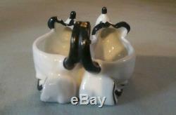 Vintage antique 1930's Disney Mickey mouse Porcelain salt and pepper pot Germany