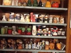 Vintage salt and pepper collection, wood, ceramic, China, glass, metal, all type
