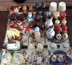 Vintage salt and pepper shakers collection
