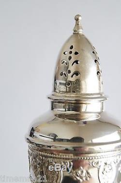 WALLACE Rose Point Sterling Silver Salt and Pepper Shakers 5 lvt103