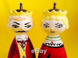 WOW! King and Queen Vintage Salt and Pepper Shakers Royals English England Rare