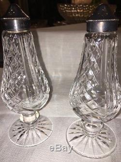 Waterford Crystal LISMORE Footed Salt and Pepper Shaker And milk And Creamer Set