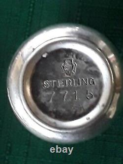 Weidlich 8 Sterling Silver 7715 / 2.170 ozt / Art Deco Salt & Pepper Shakers