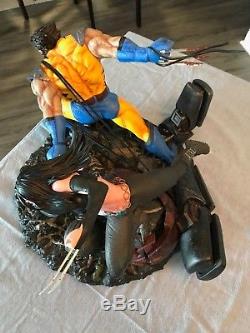 Wolverine X-23 diorama custom statue Salt & Pepper Statues NIB EX LE # 26 of 35