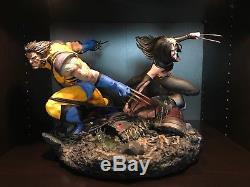 Wolverine X-23 diorama custom statue Salt & Pepper Statues NIB EX LE # 26 of 35